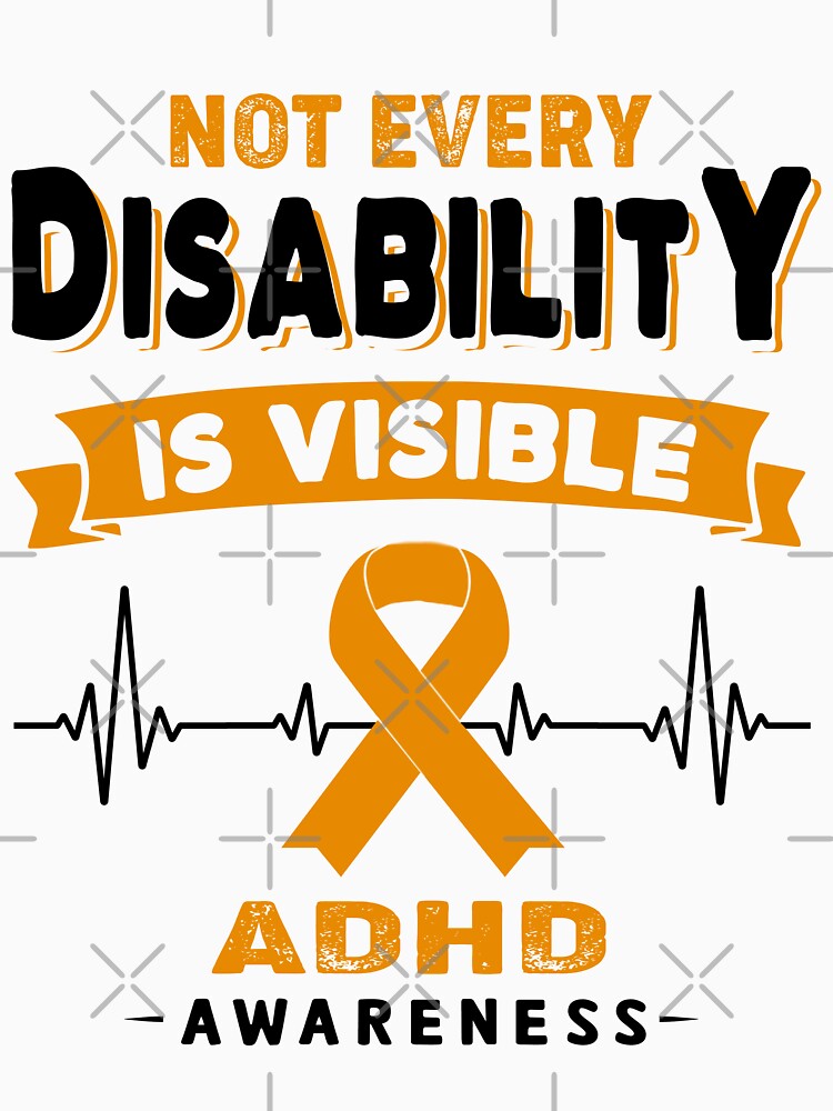 ADHD Awareness - Not Every Disability Is Visible by RidnerStore T-Shirts, Hoodie, Sweatshirt | BlankRebels.com (Image 3)