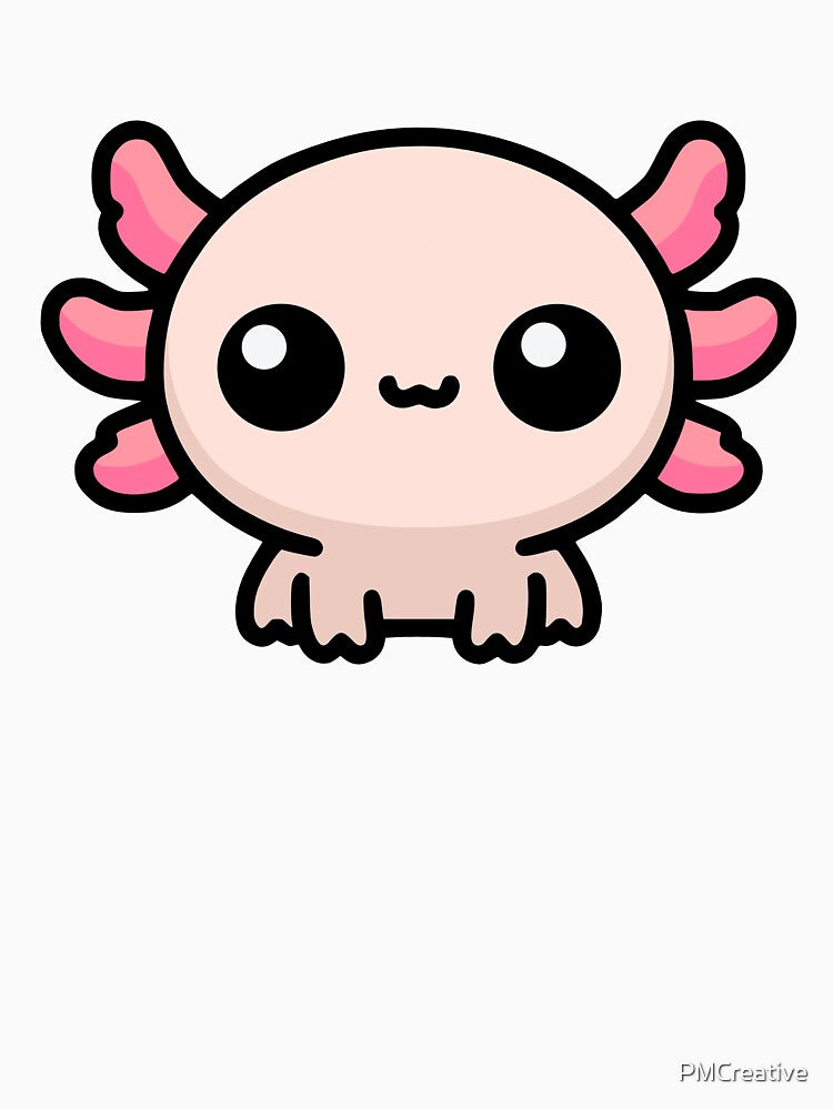 Cute Axolotl by PMCreative T-Shirts, Hoodie, Sweatshirt | BlankRebels.com (Image 3)