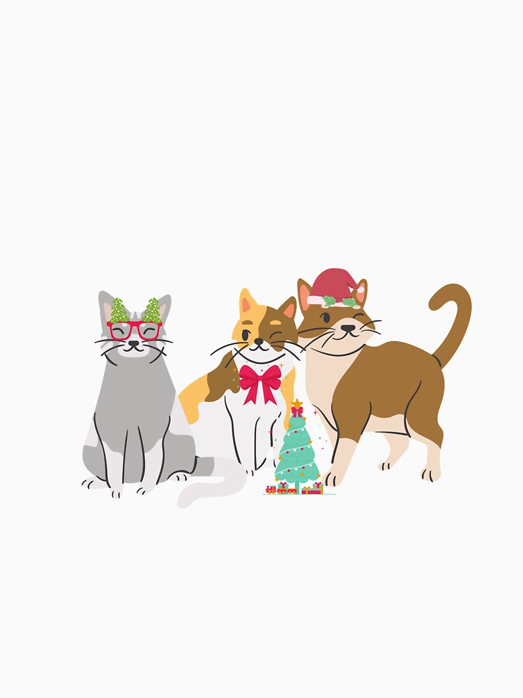 Santa cat Shirt Funny Cat Shirt Cat Owner Gift Cat Owner Shirt Cat Gifts Cat T-Shirt Cat Gift Cat Lady Gifts... (Image 3)