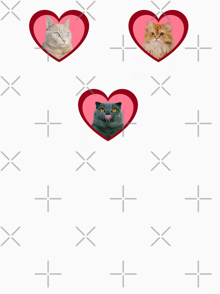 Cute Cat Hearts by TD Collective T-Shirts, Hoodie, Sweatshirt | BlankRebels.com (Image 3)