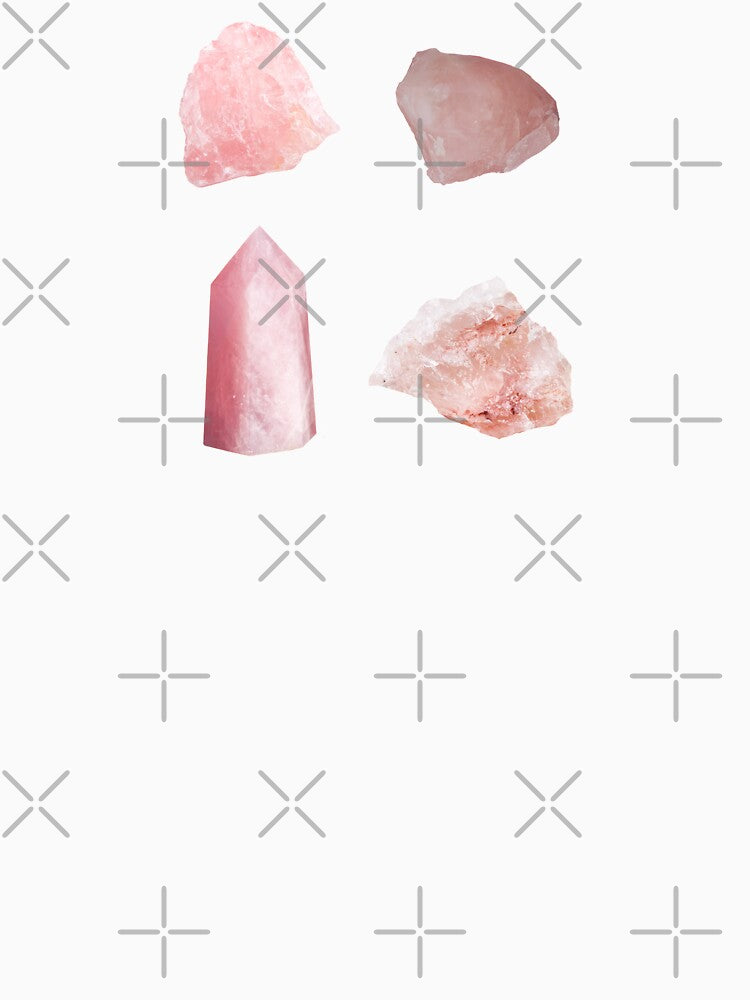 Rose Quartz Crystal by mooneko T-Shirts, Hoodie, Sweatshirt | BlankRebels.com (Image 3)