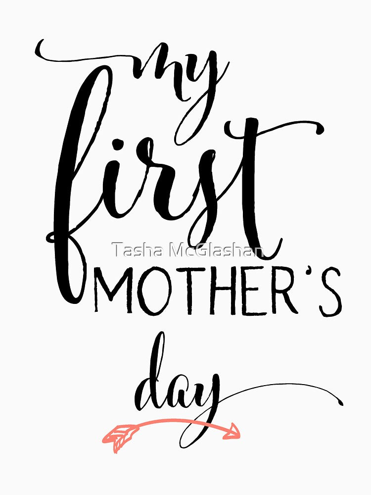 First Mother's Day | Mother's Day 2021 | Mom by Tasha McGlashan T-Shirts, Hoodie, Sweatshirt | BlankRebels.com (Image 3)