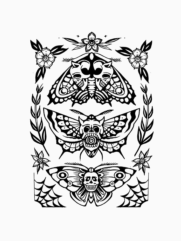 Death Moths by digent T-Shirts, Hoodie, Sweatshirt | BlankRebels.com (Image 3)