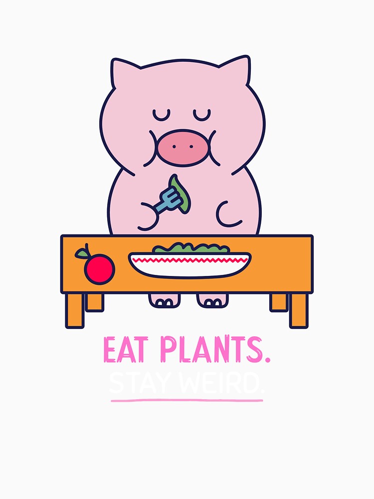 Eat Plants. Stay Weird. Vegan by LamountTees T-Shirts, Hoodie, Sweatshirt | BlankRebels.com (Image 3)