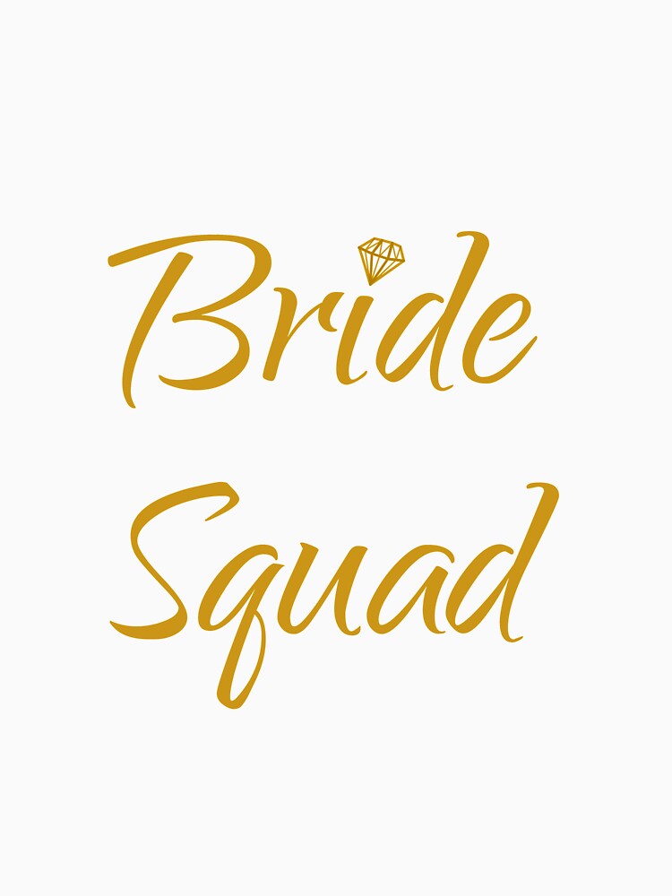 Bride Squad Tshirt & Gift by Legendemax Hoodie, Sweatshirt | BlankRebels.com (Image 2)