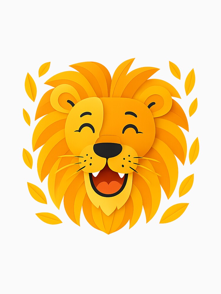 Laughing Lion Line Art – Bold, Beautiful & Perfect for Big Cat Lovers! by amiplay T-Shirts, Hoodie, Sweatshirt (Image 3)