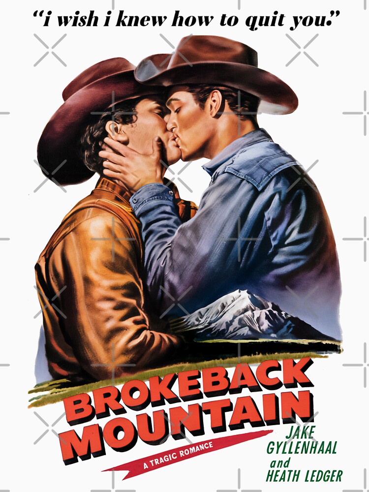 Vintage Brokeback Mountain Poster by greggfriedrice T-Shirts, Hoodie, Sweatshirt | BlankRebels.com (Image 3)