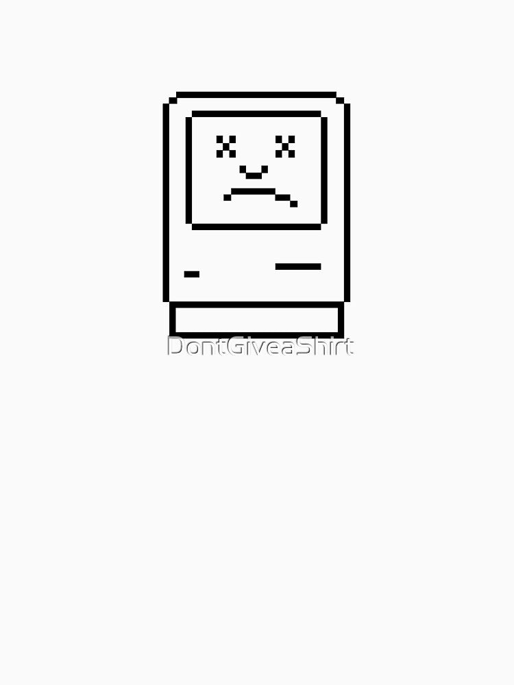 Vintage Classic Sad Mac Startup Screen by DontGiveaShirt T-Shirts, Hoodie, Sweatshirt | BlankRebels.com (Image 3)