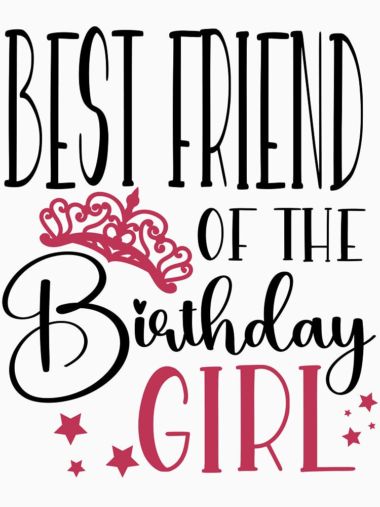 Family Matching Birthday Squad Best Friend of the Birthday Girl Birthday Squad Party Favors by mysticblvd... (Image 3)