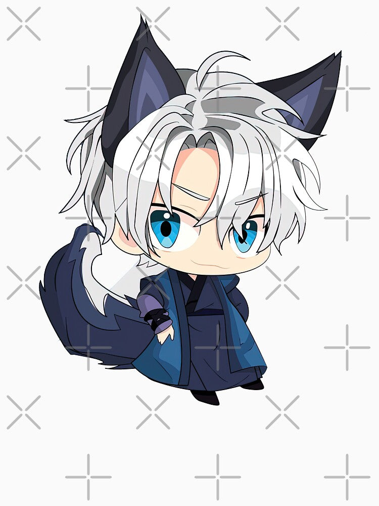 Kawaii Anime Wolf Girl, Cute Chibi, Wolf Girl, Kawaii, Anime by graphic-genie