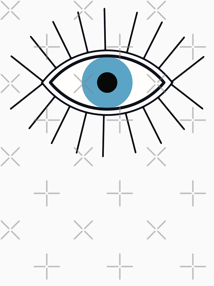 Protection From Evil Eye Sign (Nazar Amulet) by Happy Puppy Print On Demand T-Shirts, Hoodie, Sweatshirt (Image 3)