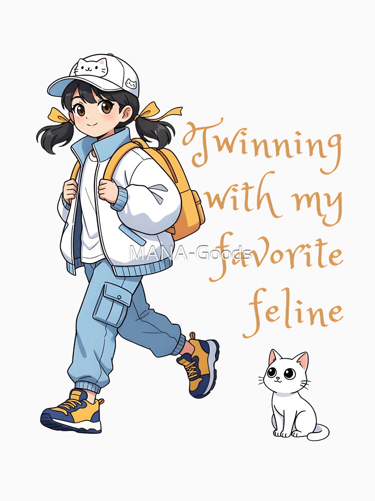 Twinning With My Favorite Feline by MANA-Goods T-Shirts, Hoodie, Sweatshirt | BlankRebels.com (Image 3)