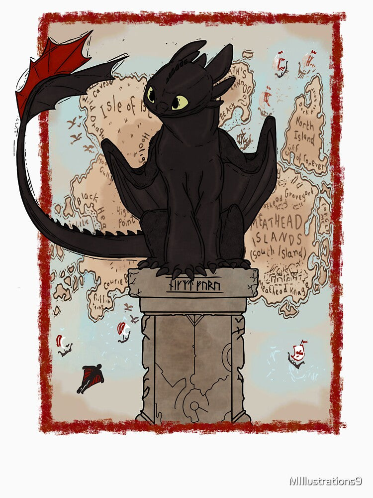 Toothless by Mystical Illustrations T-Shirts, Hoodie, Sweatshirt | BlankRebels.com (Image 3)
