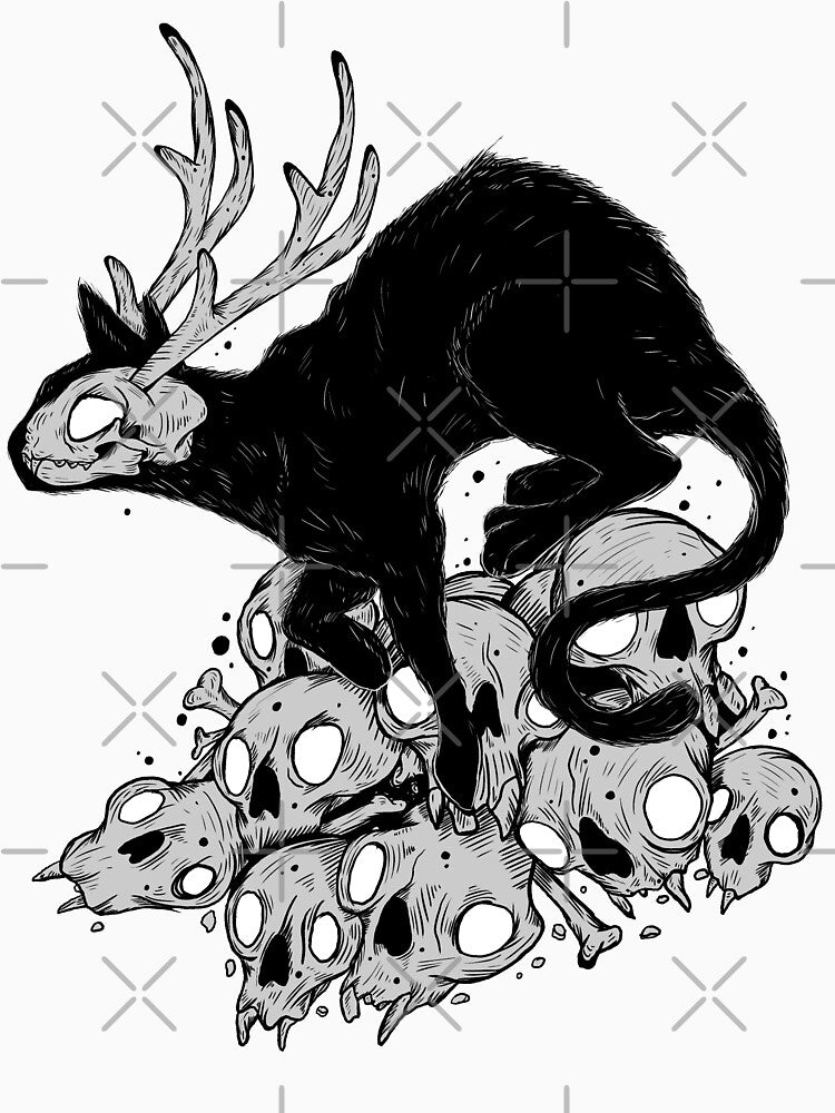 Kitty Demon Skull by Jess.a.creates