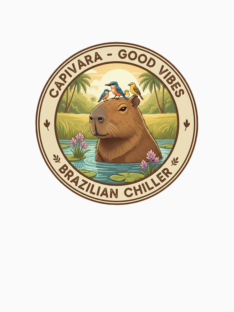 Zen Capybara & Friends - Brazilian Nature Art by TeusStore T-Shirts, Hoodie, Sweatshirt | BlankRebels.com (Image 3)