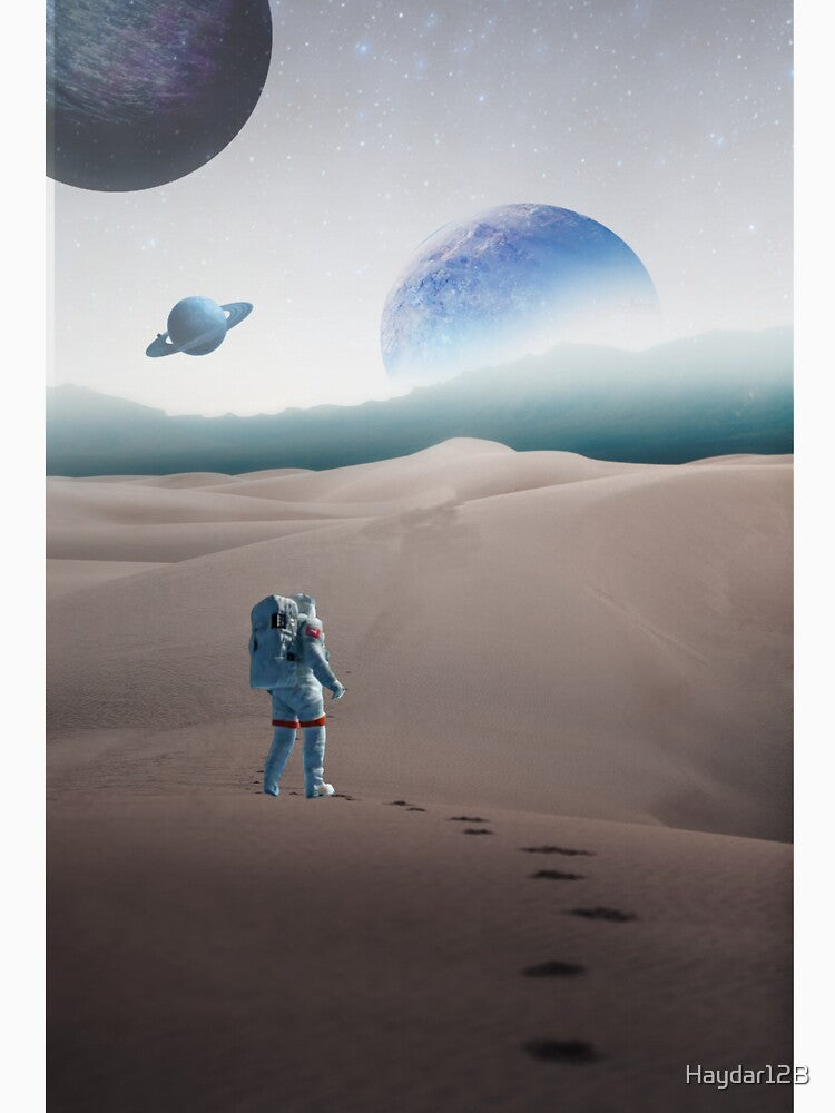 Astronaut walking on Mars by Haydar12B T-Shirts, Hoodie, Sweatshirt | BlankRebels.com (Image 3)