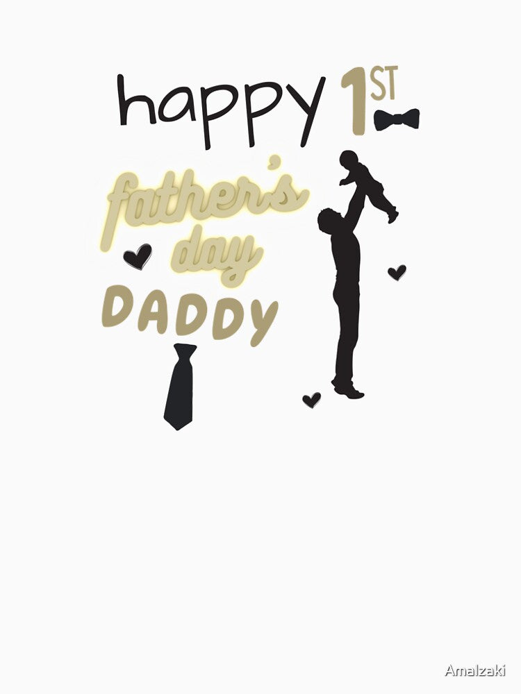 happy 1st Father's day by Amalzaki T-Shirts, Hoodie, Sweatshirt | BlankRebels.com (Image 2)