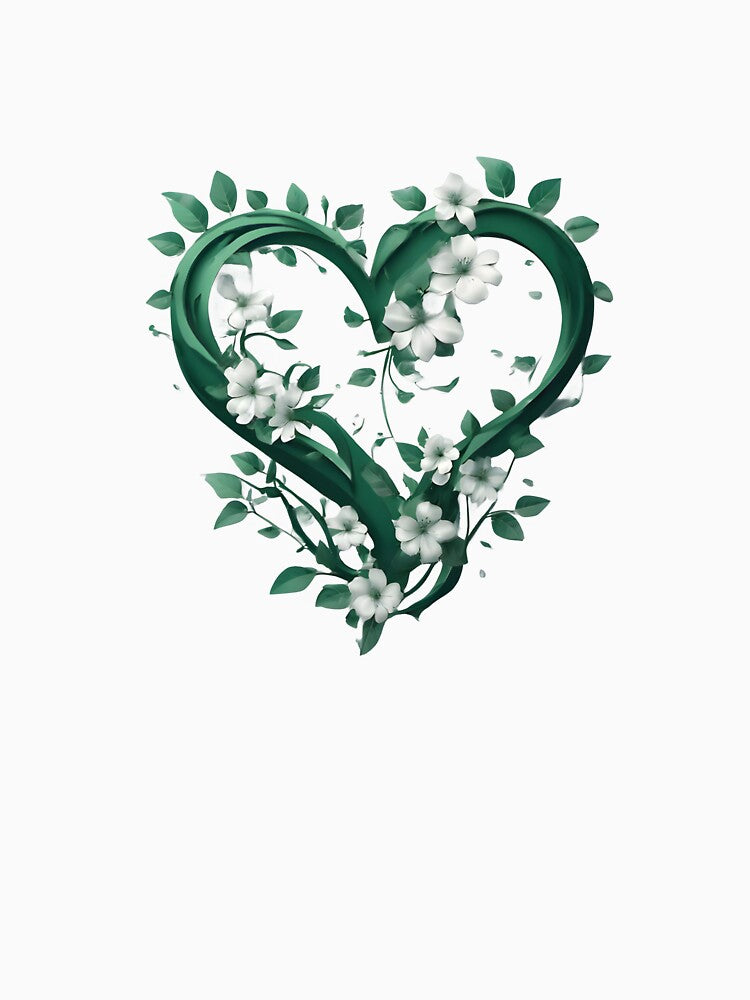 Green Love Heart by Greenway Creations T-Shirts, Hoodie, Sweatshirt | BlankRebels.com (Image 3)