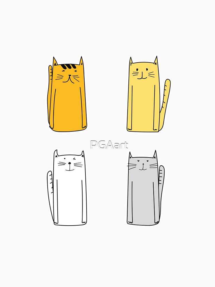 4 CATS by PGAart T-Shirts, Hoodie, Sweatshirt | BlankRebels.com (Image 3)
