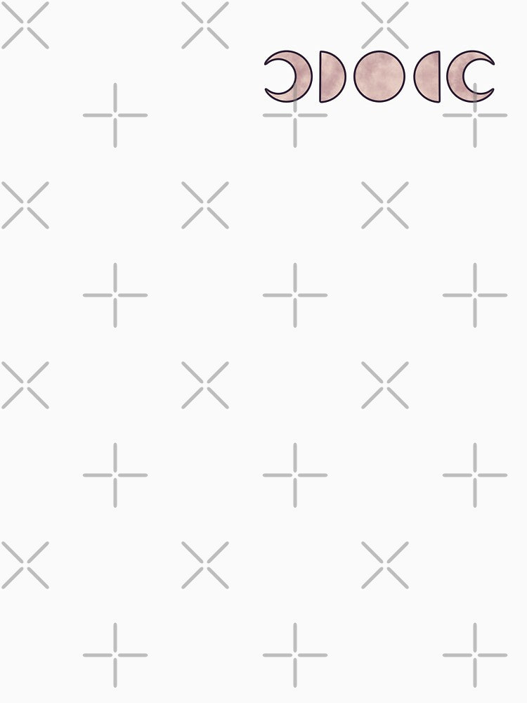 Simple Rose Quartz Moon Phase by Cute Curations T-Shirts, Hoodie, Sweatshirt | BlankRebels.com (Image 3)