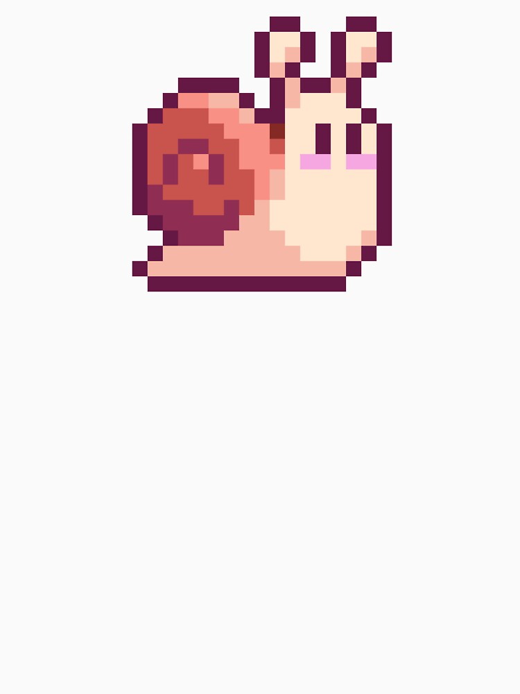 pixel snail by PixelArtiste T-Shirts, Hoodie, Sweatshirt | BlankRebels.com (Image 3)