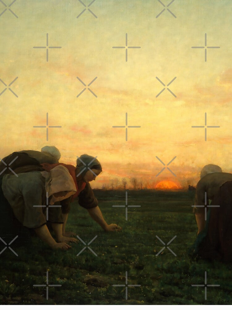 Sunset painting, Sunset Artwork,The Weeders by danaJG T-Shirts, Hoodie, Sweatshirt | BlankRebels.com (Image 3)