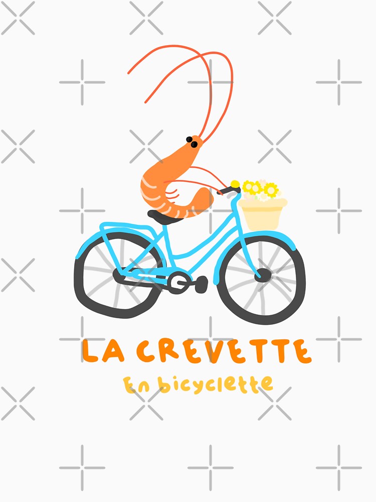 The shrimp on a bicycle - Frenchie cyclist by petiteToulon