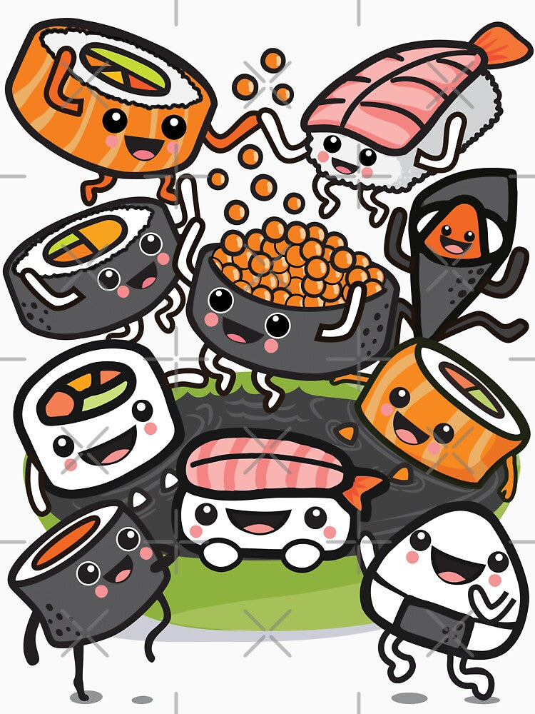 Sushi Fun by plushism T-Shirts, Hoodie, Sweatshirt | BlankRebels.com (Image 3)
