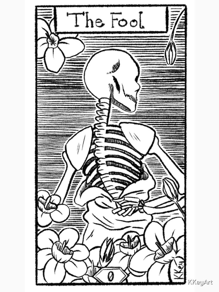 The Fool - Dead Tarot by KKeyArt T-Shirts, Hoodie, Sweatshirt | BlankRebels.com (Image 3)