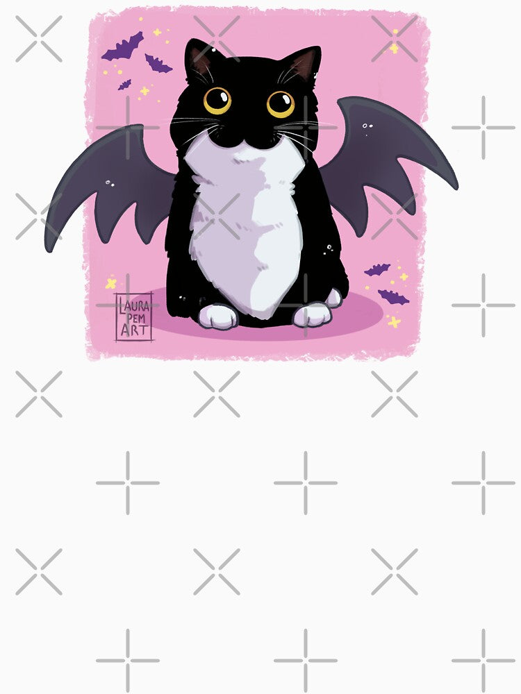 Happy halloween bat cat by LauraPemArt T-Shirts, Hoodie, Sweatshirt | BlankRebels.com (Image 3)