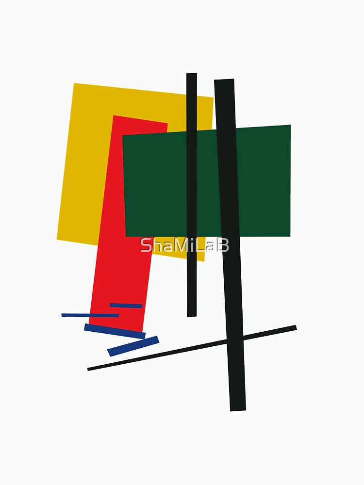 Geometric Abstract Malevic #6 by ShaMiLaB T-Shirts, Hoodie, Sweatshirt | BlankRebels.com (Image 3)