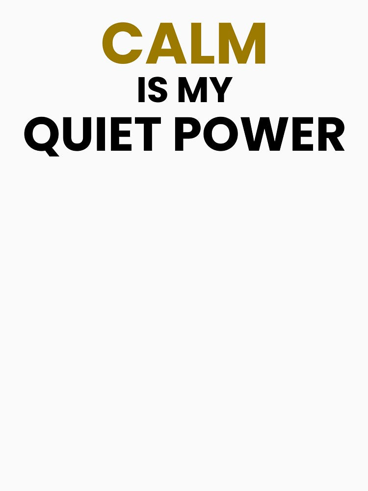 Quiet Power Minimal Typography Quote by GentleForce T-Shirts, Hoodie, Sweatshirt | BlankRebels.com (Image 3)