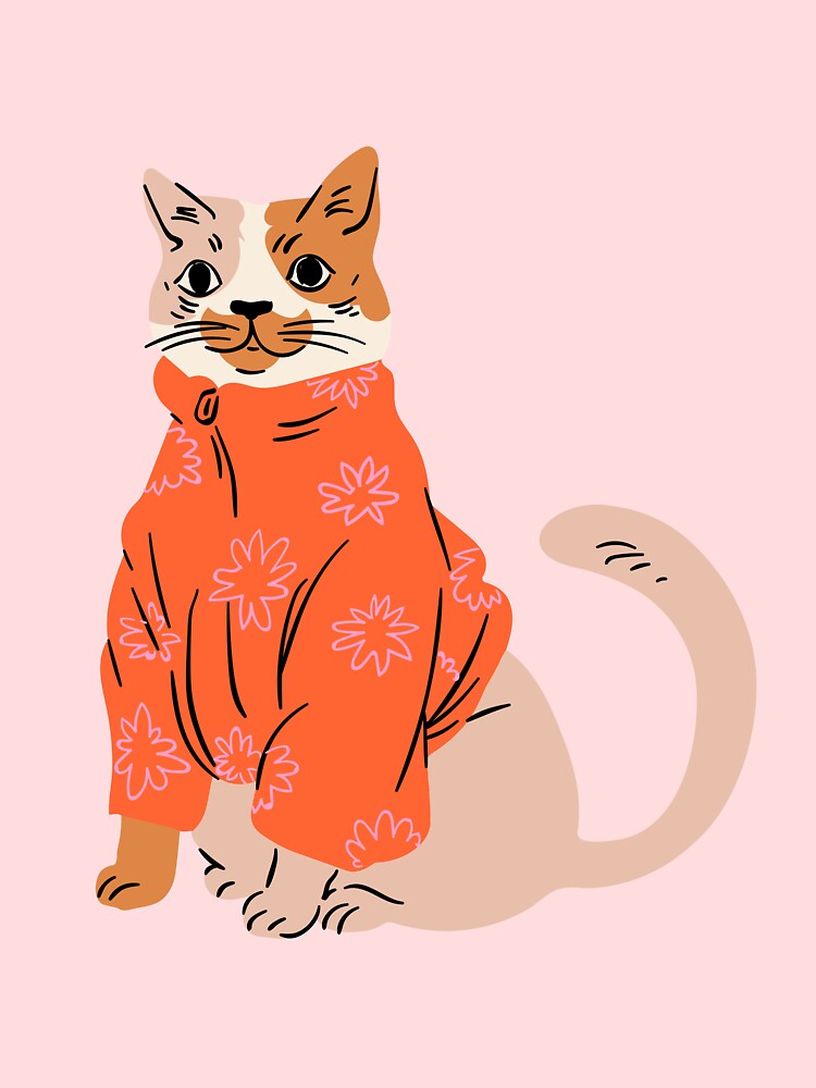 Cat in cute Sweater by NKTN T-Shirts, Hoodie, Sweatshirt | BlankRebels.com (Image 3)