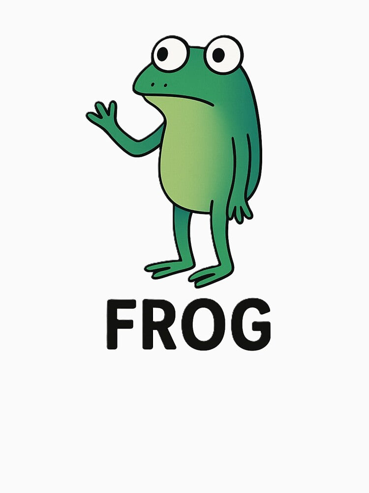 Funny Frog Meme – Cartoon Frog With Raised Hand by OxiSkor T-Shirts, Hoodie, Sweatshirt | BlankRebels.com (Image 3)