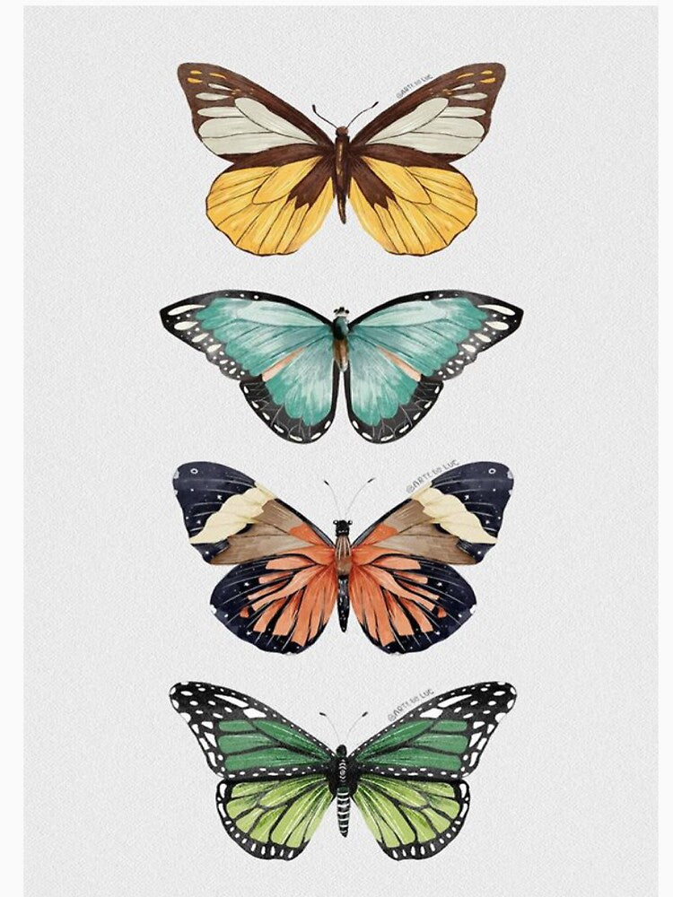 Butterfly Print Design y2k Cute Aesthetic by Ruby Star T-Shirts, Hoodie, Sweatshirt | BlankRebels.com (Image 3)