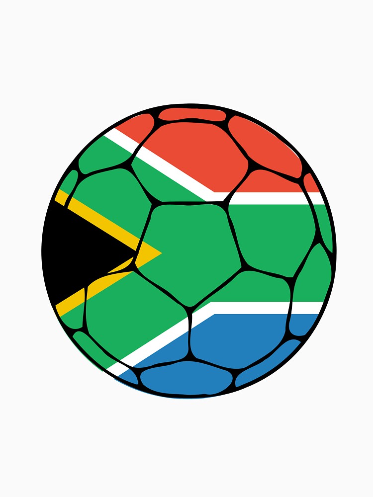 South Africa Flag Soccer Ball by ehgraphics15