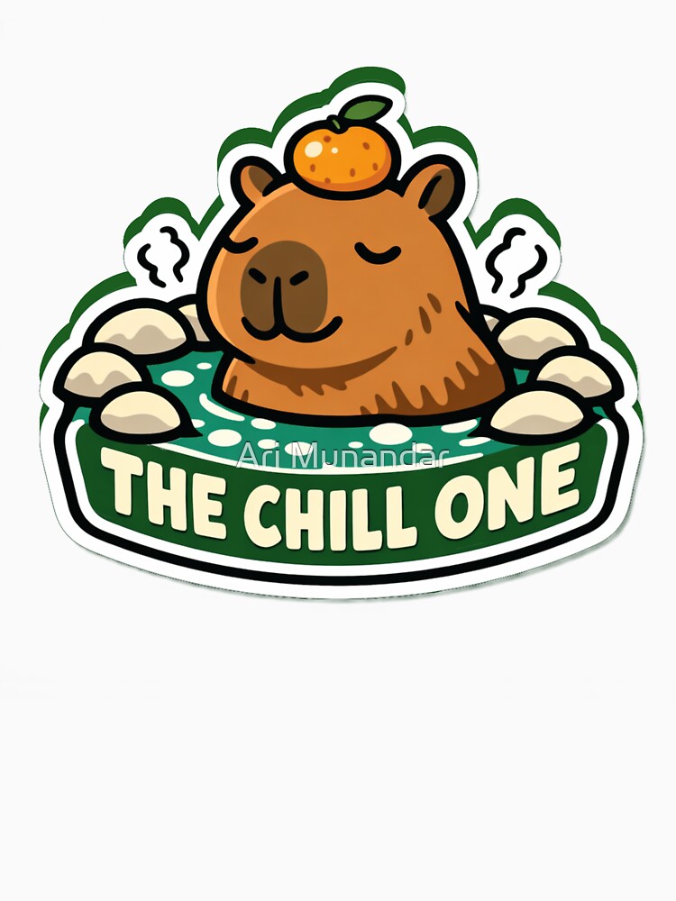 Chill Like A Capybara by Ari Munandar T-Shirts, Hoodie, Sweatshirt | BlankRebels.com (Image 3)