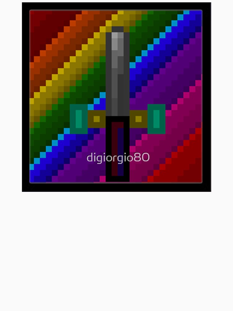 Rainbow Pixel Sword by digiorgio80
