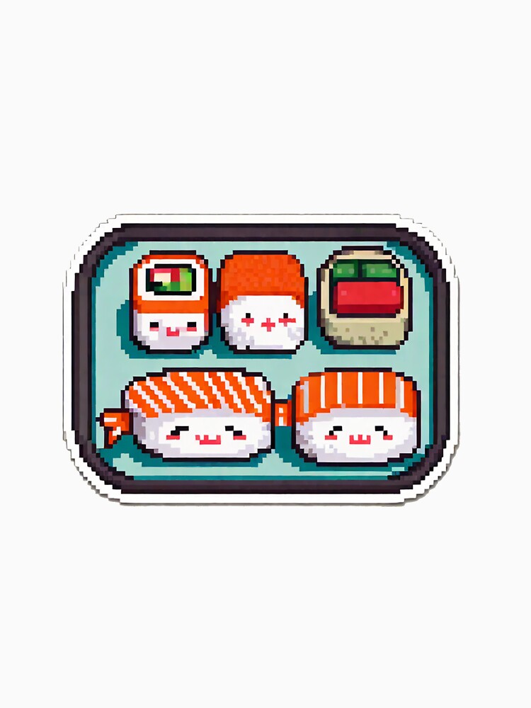 pixel sushi tray by Recota T-Shirts, Hoodie, Sweatshirt | BlankRebels.com (Image 3)