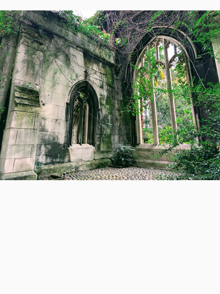 St. Dunstan-in-the-East: London's Hidden Gothic Garden Ruin by Photogenic Snap T-Shirts, Hoodie, Sweatshirt (Image 2)