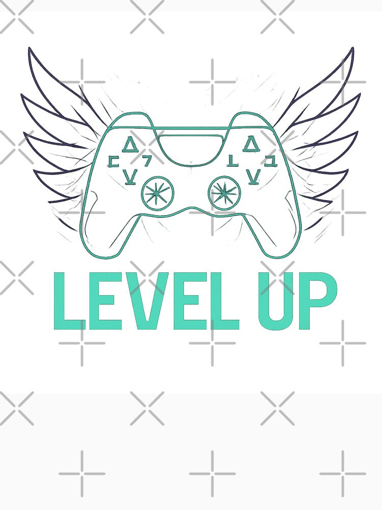 Level Up – Futuristic Cyberpunk Gamer Neon Design by digitallyyour T-Shirts, Hoodie, Sweatshirt | BlankRebels.com (Image 3)