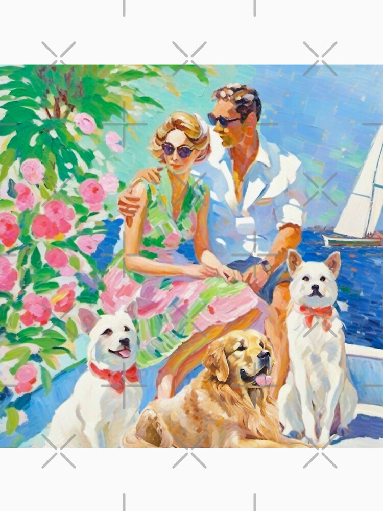 Yachting in a good company by SophieClimaArt T-Shirts, Hoodie, Sweatshirt | BlankRebels.com (Image 3)