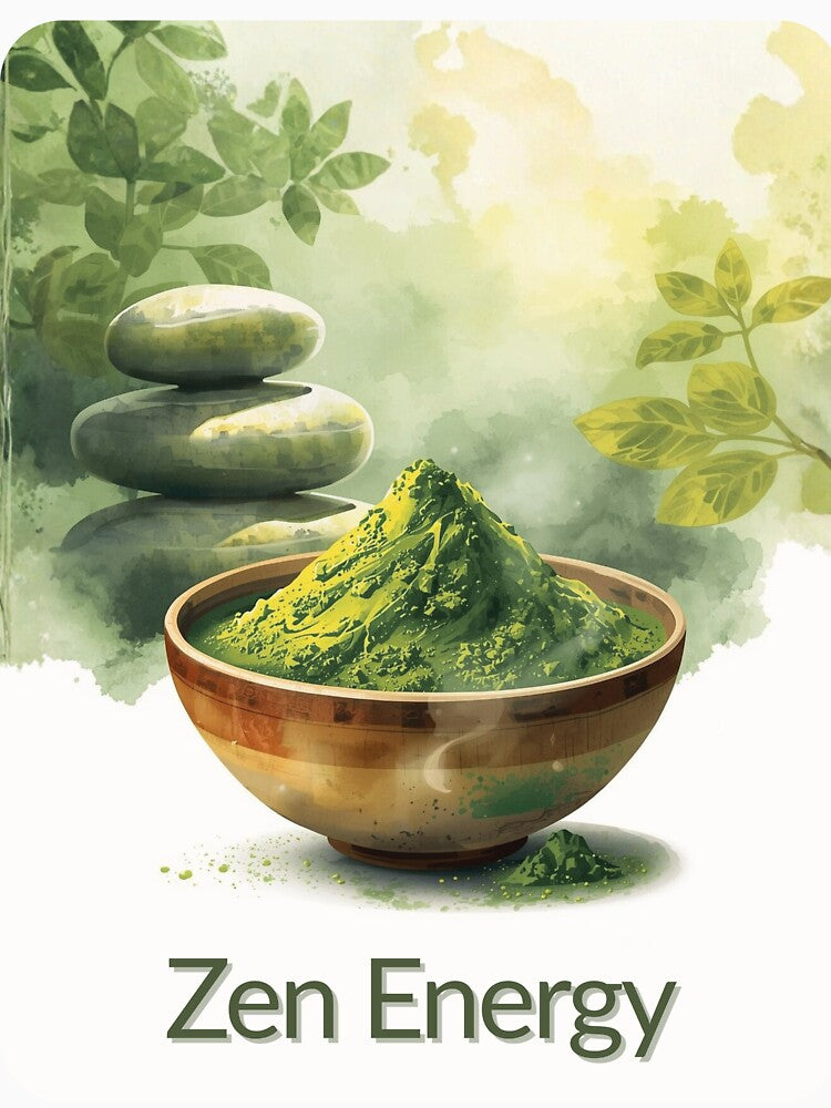 Zen Energy – Matcha Meditation Shirt by Kasad Hoodie, Sweatshirt | BlankRebels.com (Image 3)