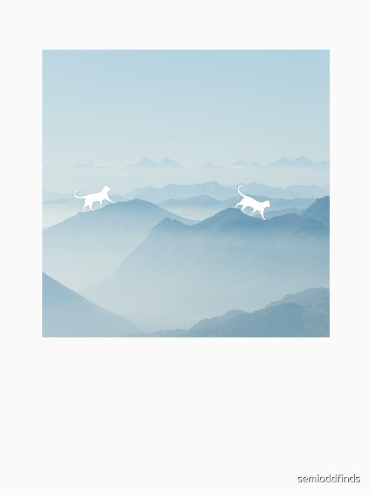 Cats walking on mountains by semioddfinds T-Shirts, Hoodie, Sweatshirt | BlankRebels.com (Image 3)