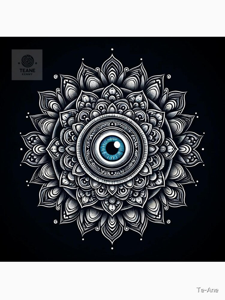 Evil Eye Mandala by Te-Ane T-Shirts, Hoodie, Sweatshirt | BlankRebels.com (Image 3)