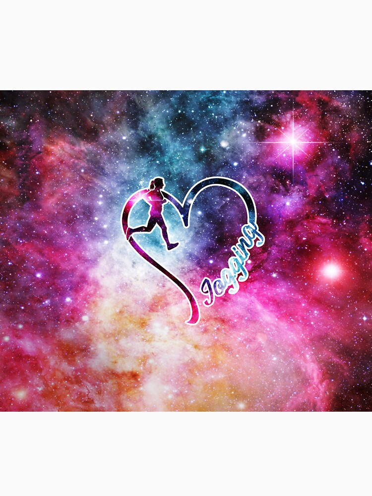 Jogging Full Galaxy heart by MobertsonArt T-Shirts, Hoodie, Sweatshirt | BlankRebels.com (Image 3)