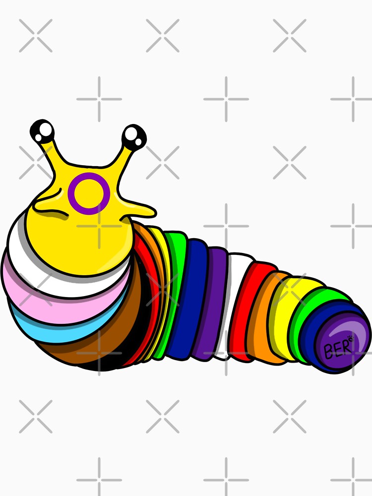 Progress Pride Fidget Slug by SentABear