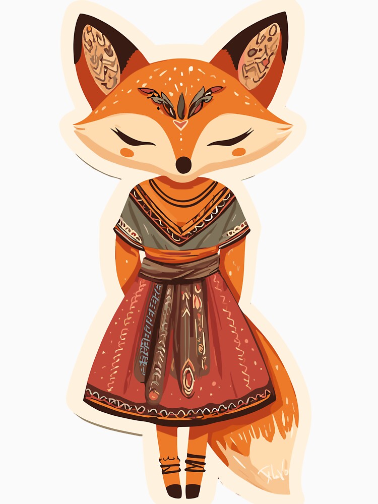 Cute Boho Fox Aesthetic by bapupa