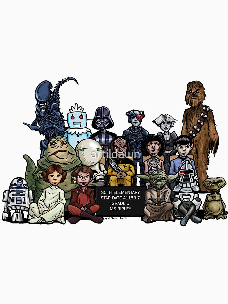 Sci Fi Elementary Class Photo T-Shirts, Hoodie, Sweatshirt