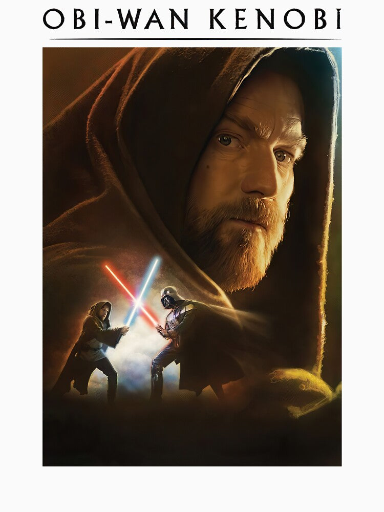 Obi-Wan Kenobi Lightsaber Movies Poster Fan Art by AmayaCotter